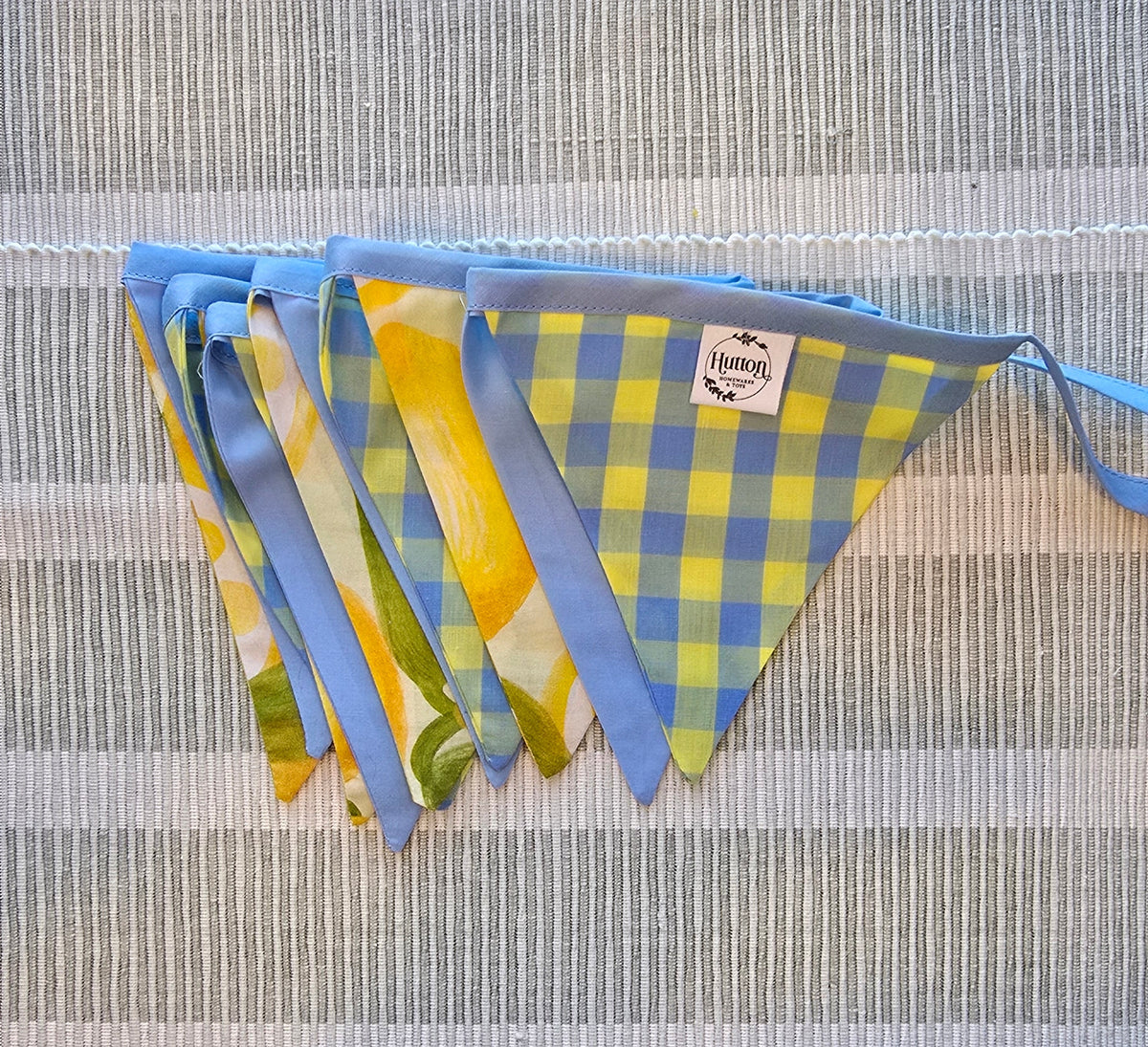 Lemon Fabric bunting