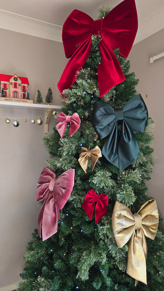* PRE ORDER* Decorative Christmas Ella bow - Multipacks