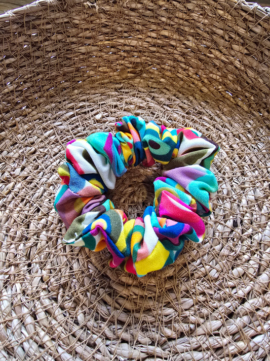 Colourful spots Scrunchie