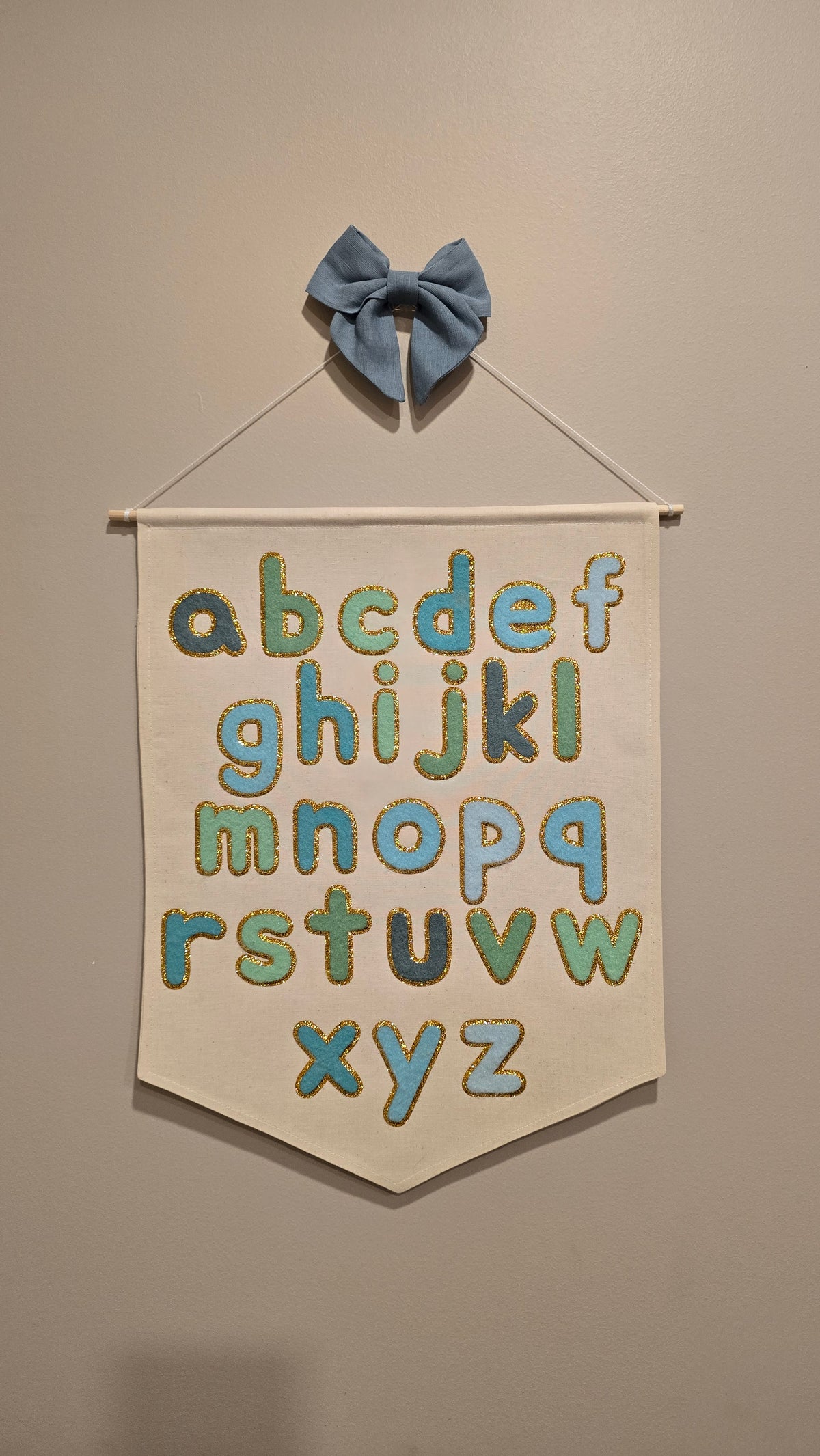 ABC wall banner