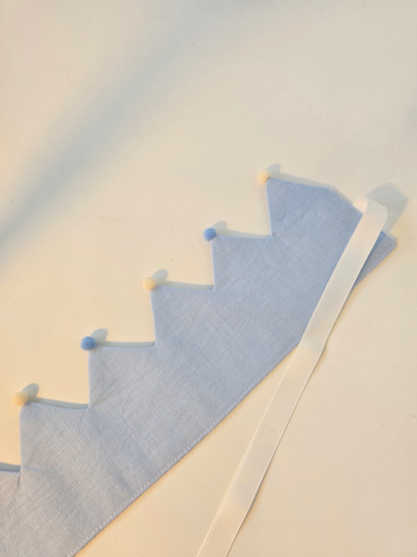 PomPom Fabric Crown