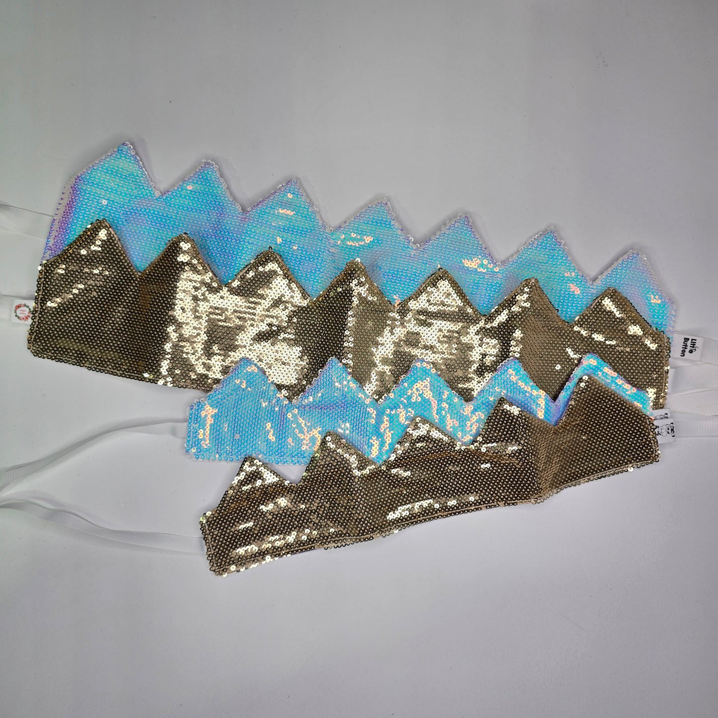 Sequin Fabric Crown