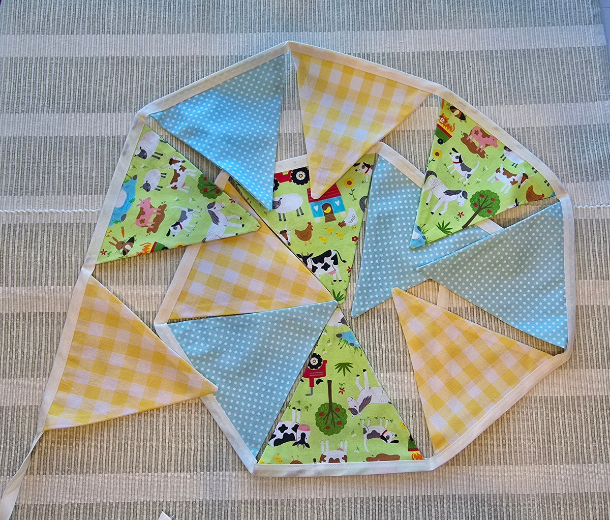 Farm Fabric bunting