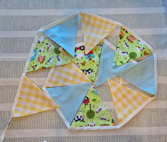 Farm Fabric bunting