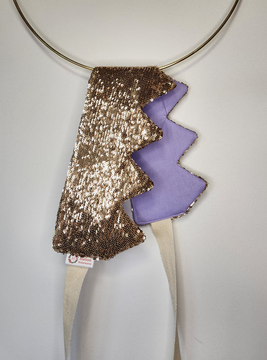 Sequin Fabric Crown