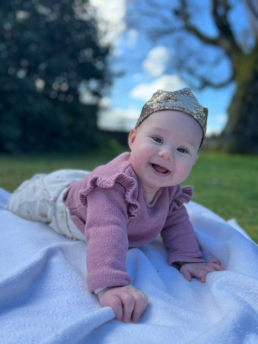 Sequin Fabric Crown